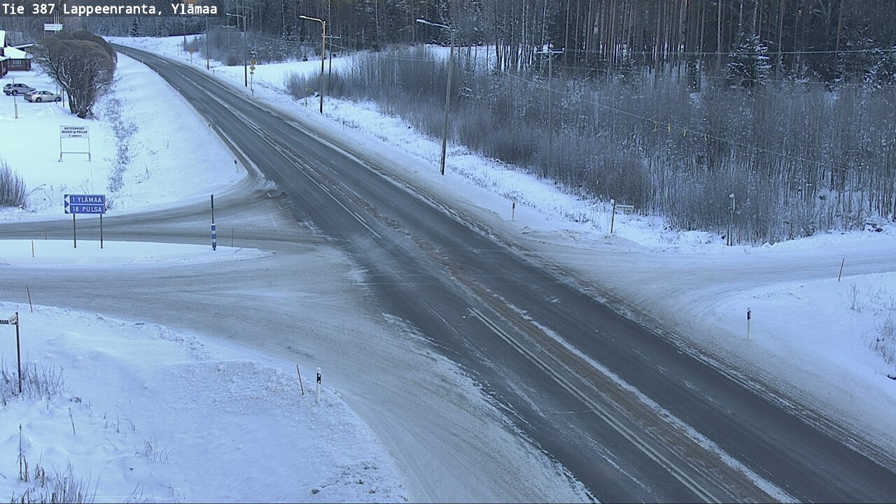 Weather Camera Image Road 387 Lappeenranta, Ylämaa, Lappeenranta, Etelä-Karjala