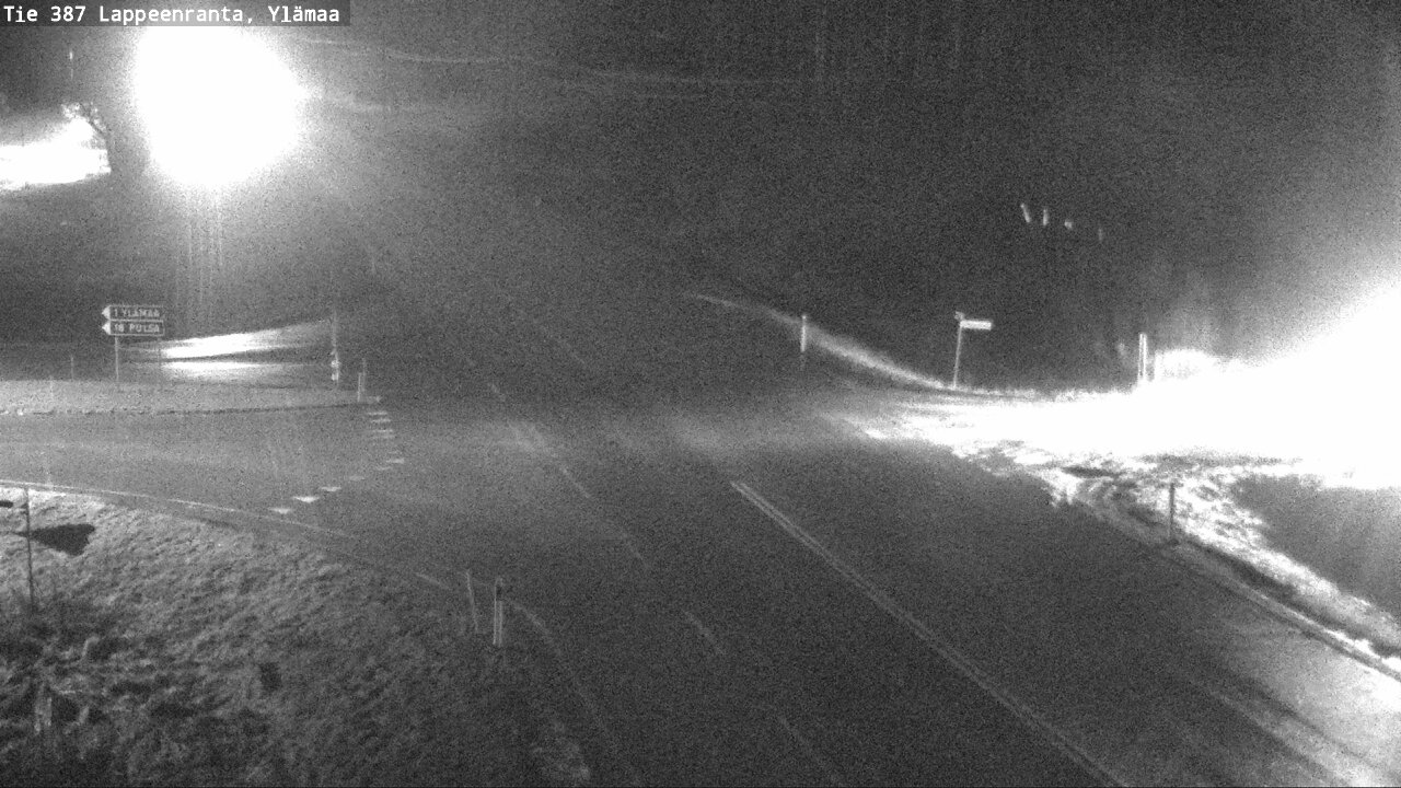Weather Camera Image Väg 387 Villmarstrand, Ylämaa, Lappeenranta, Etelä-Karjala