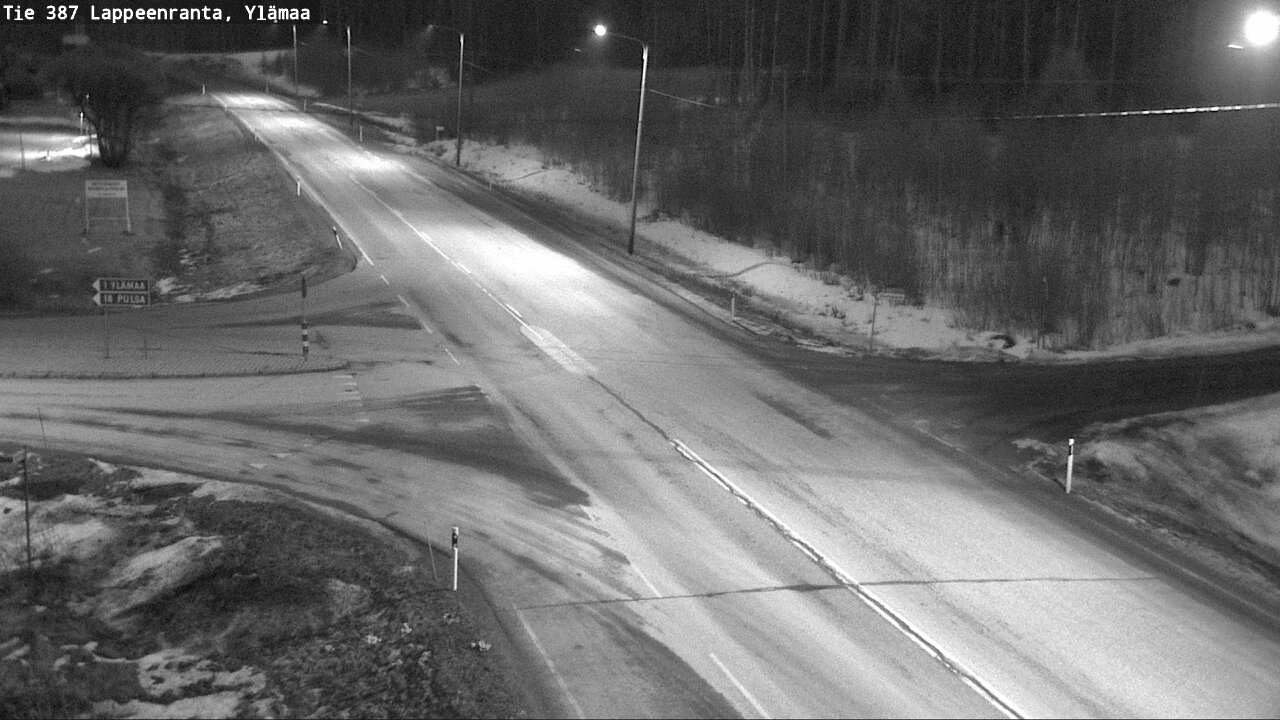 Weather Camera Image Road 387 Lappeenranta, Ylämaa, Lappeenranta, Etelä-Karjala
