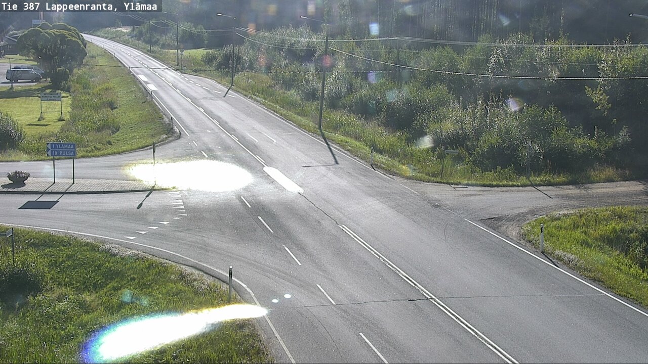 Weather Camera Image Road 387 Lappeenranta, Ylämaa, Lappeenranta, Etelä-Karjala