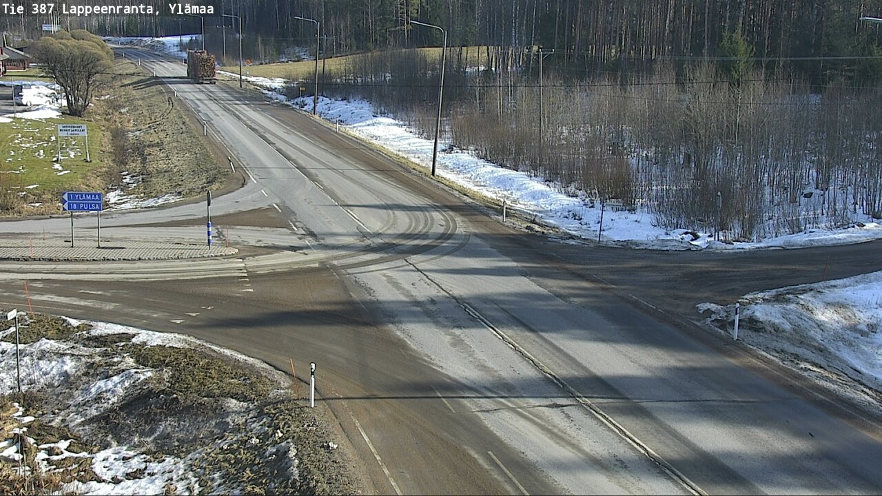 Weather Camera Image Road 387 Lappeenranta, Ylämaa, Lappeenranta, Etelä-Karjala
