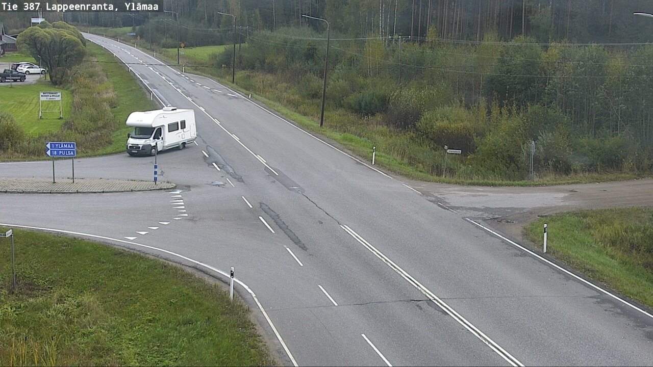 Weather Camera Image Road 387 Lappeenranta, Ylämaa, Lappeenranta, Etelä-Karjala