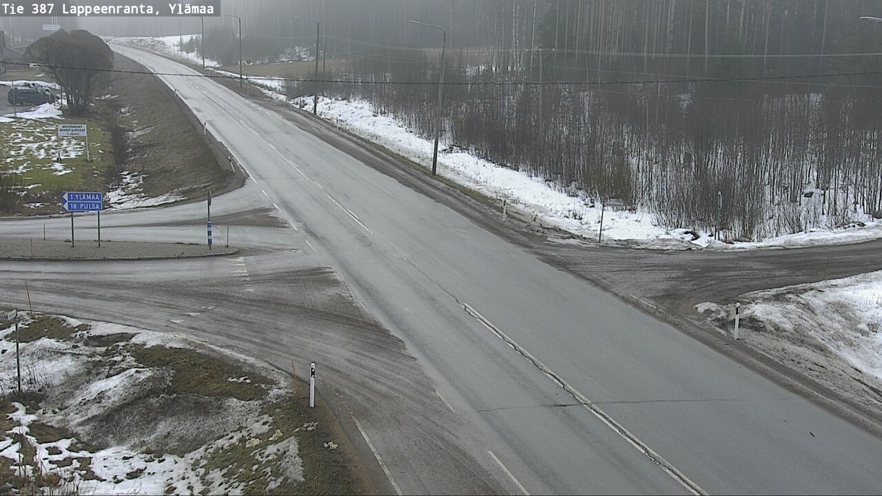 Weather Camera Image Road 387 Lappeenranta, Ylämaa, Lappeenranta, Etelä-Karjala