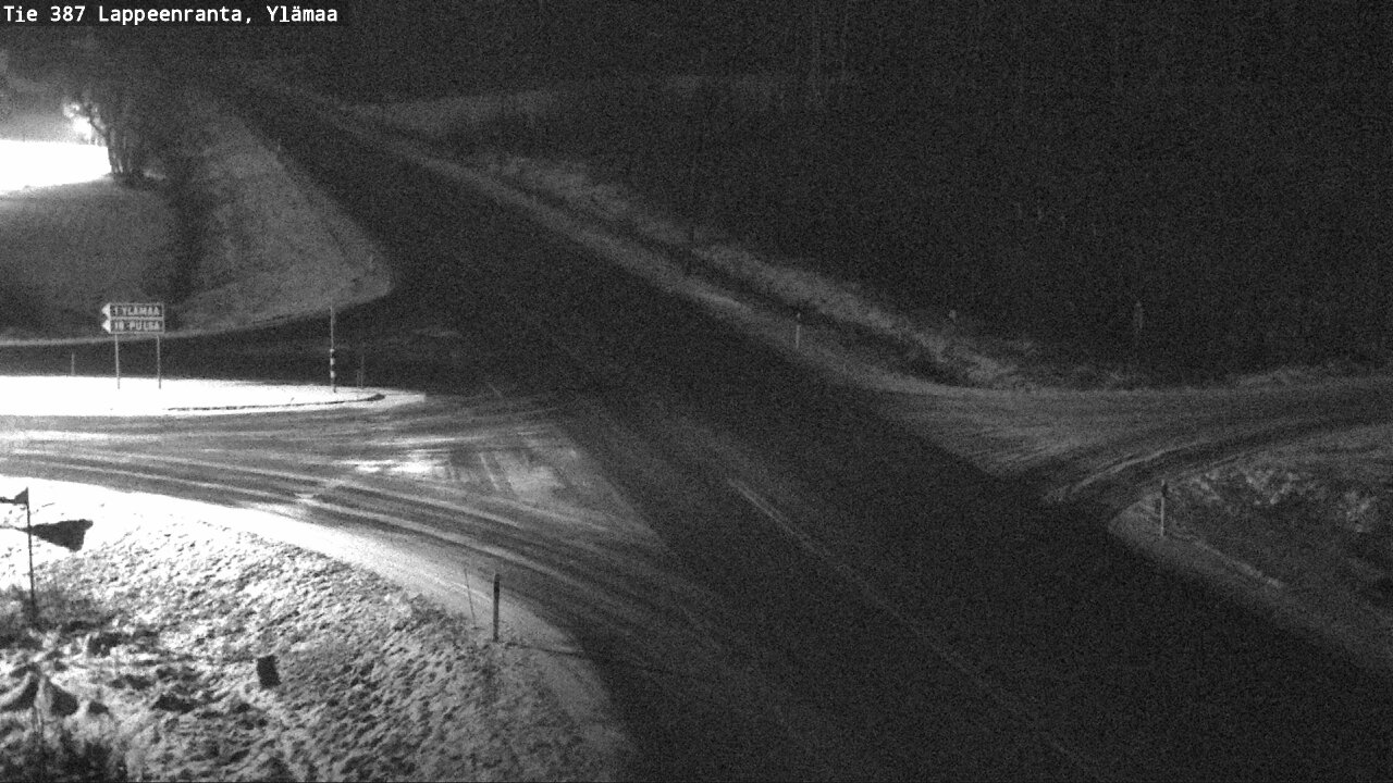 Weather Camera Image Väg 387 Villmarstrand, Ylämaa, Lappeenranta, Etelä-Karjala