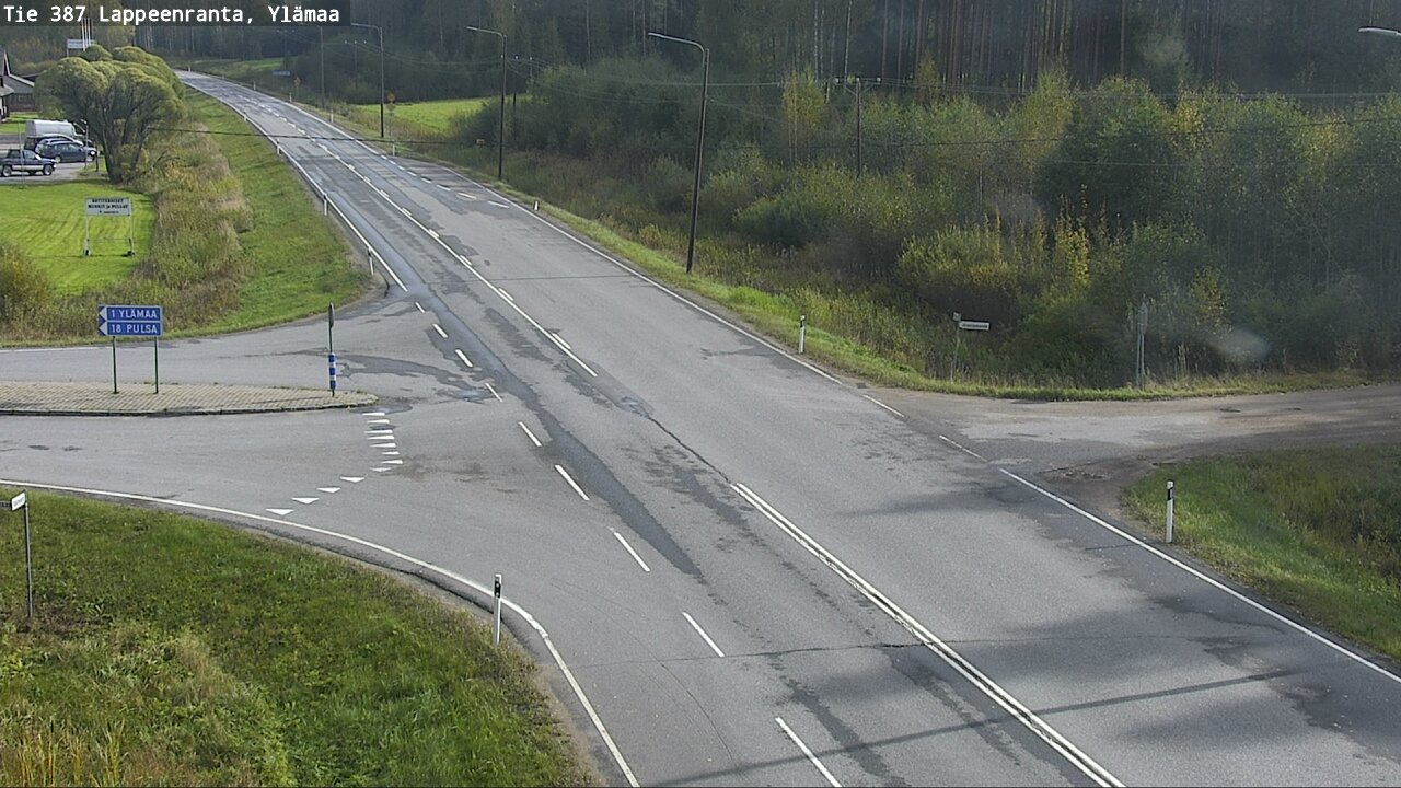Weather Camera Image Road 387 Lappeenranta, Ylämaa, Lappeenranta, Etelä-Karjala