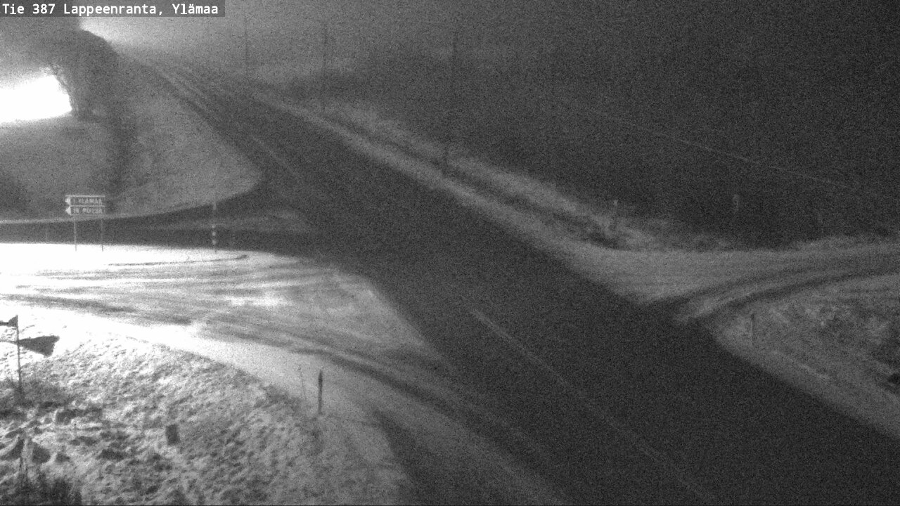 Weather Camera Image Väg 387 Villmarstrand, Ylämaa, Lappeenranta, Etelä-Karjala