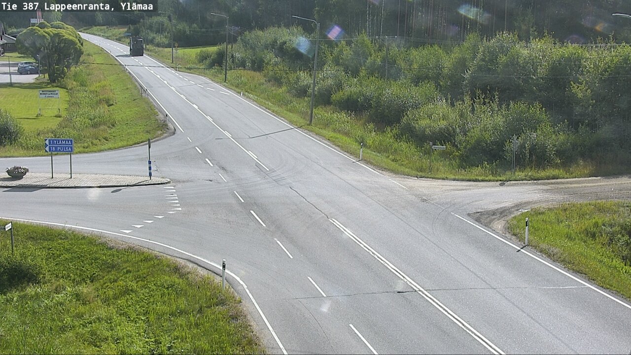 Weather Camera Image Road 387 Lappeenranta, Ylämaa, Lappeenranta, Etelä-Karjala