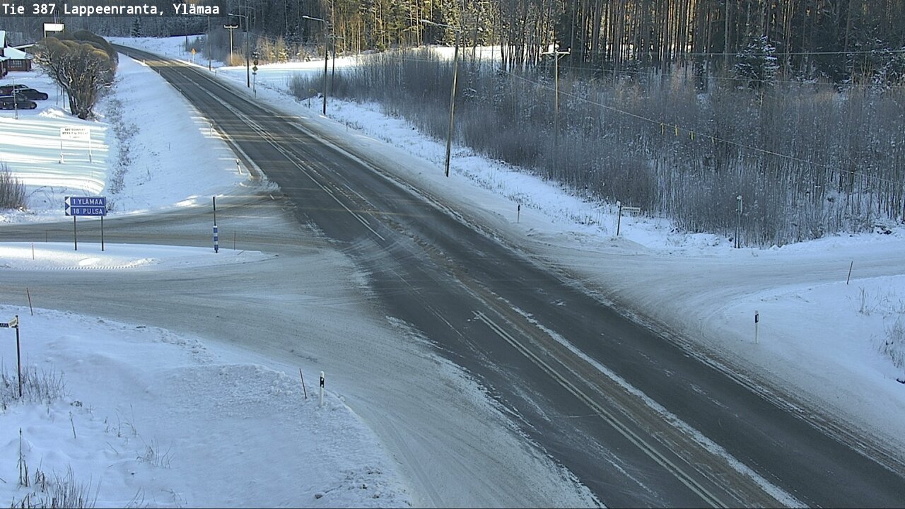 Weather Camera Image Road 387 Lappeenranta, Ylämaa, Lappeenranta, Etelä-Karjala