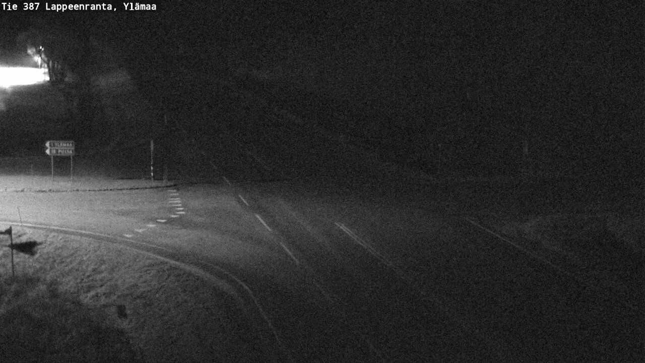 Weather Camera Image Väg 387 Villmarstrand, Ylämaa, Lappeenranta, Etelä-Karjala