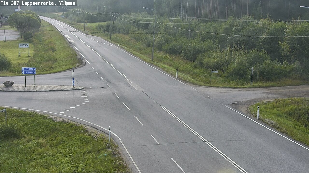Weather Camera Image Road 387 Lappeenranta, Ylämaa, Lappeenranta, Etelä-Karjala