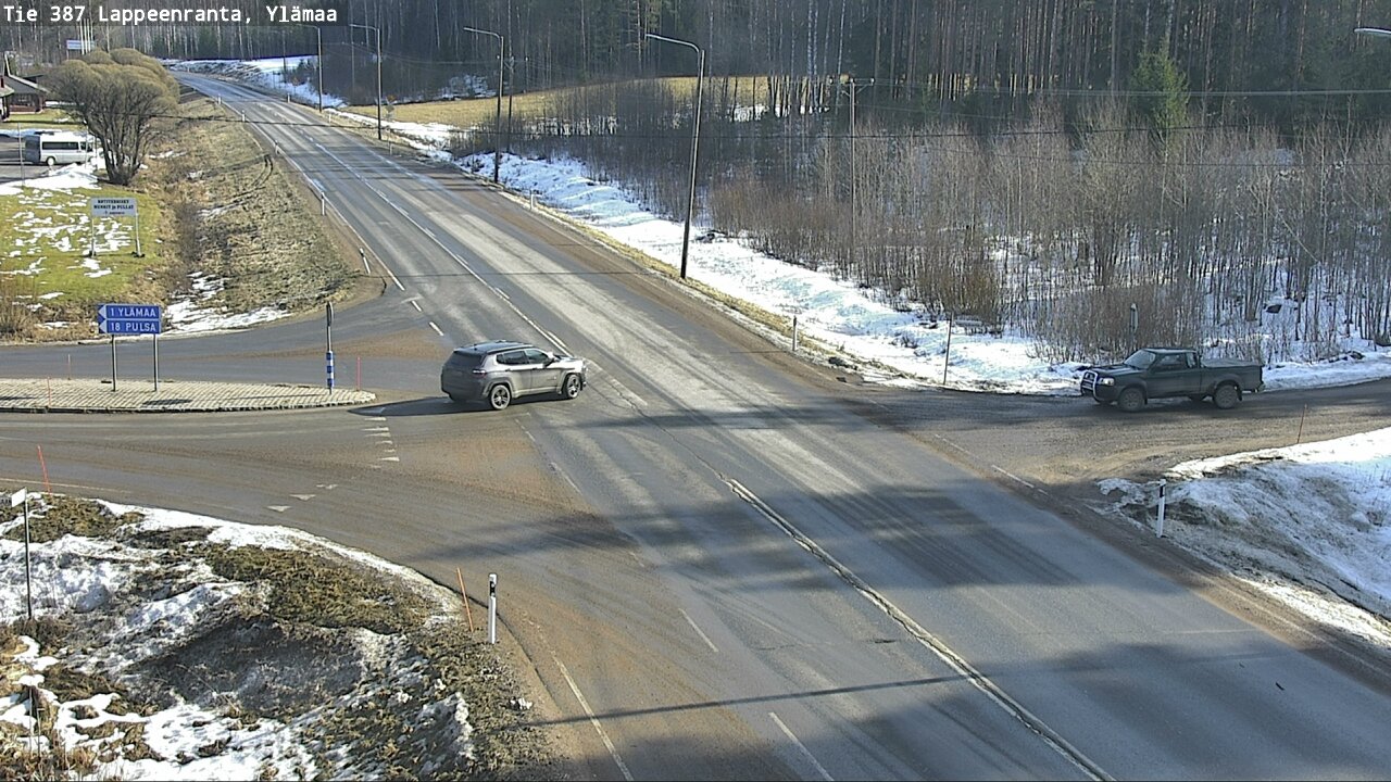 Weather Camera Image Road 387 Lappeenranta, Ylämaa, Lappeenranta, Etelä-Karjala