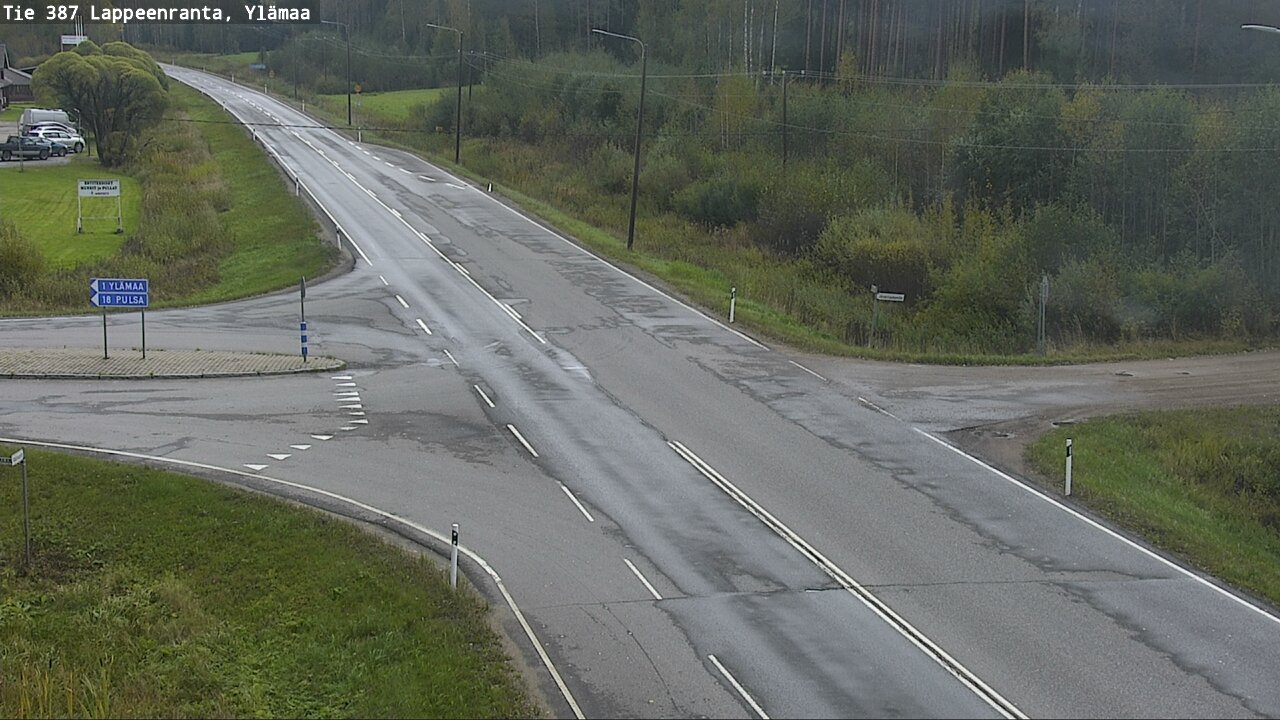 Weather Camera Image Road 387 Lappeenranta, Ylämaa, Lappeenranta, Etelä-Karjala