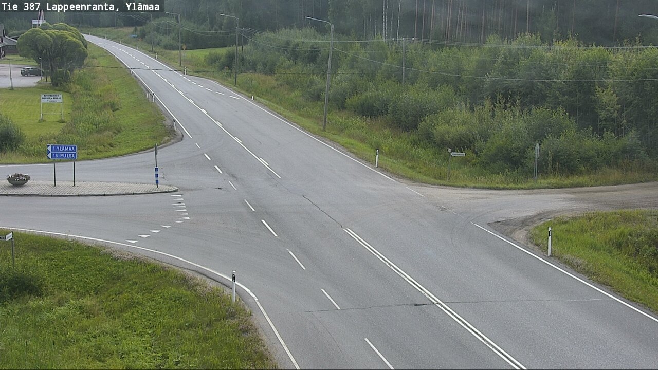 Weather Camera Image Road 387 Lappeenranta, Ylämaa, Lappeenranta, Etelä-Karjala