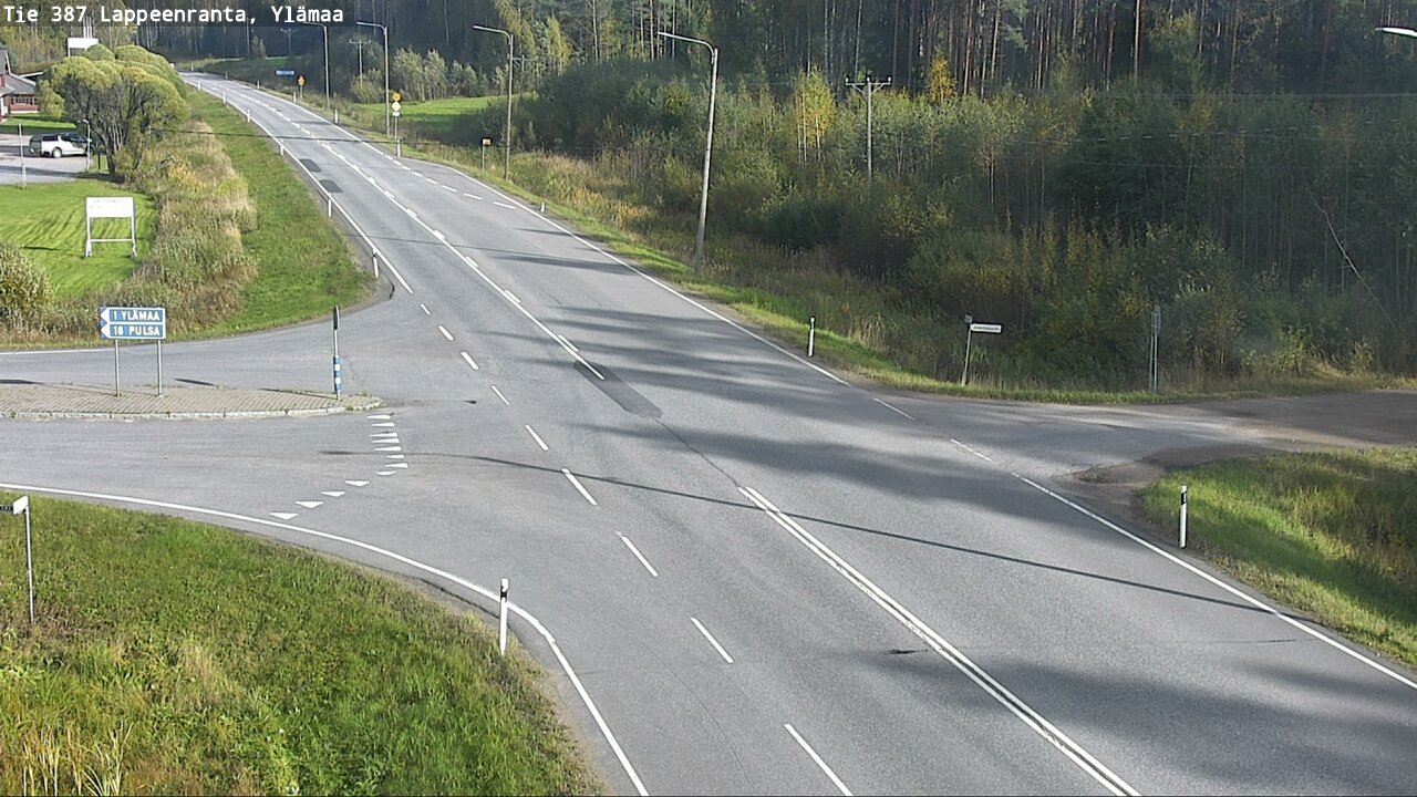 Weather Camera Image Road 387 Lappeenranta, Ylämaa, Lappeenranta, Etelä-Karjala