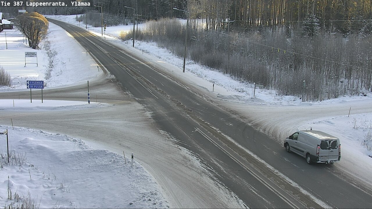 Weather Camera Image Road 387 Lappeenranta, Ylämaa, Lappeenranta, Etelä-Karjala
