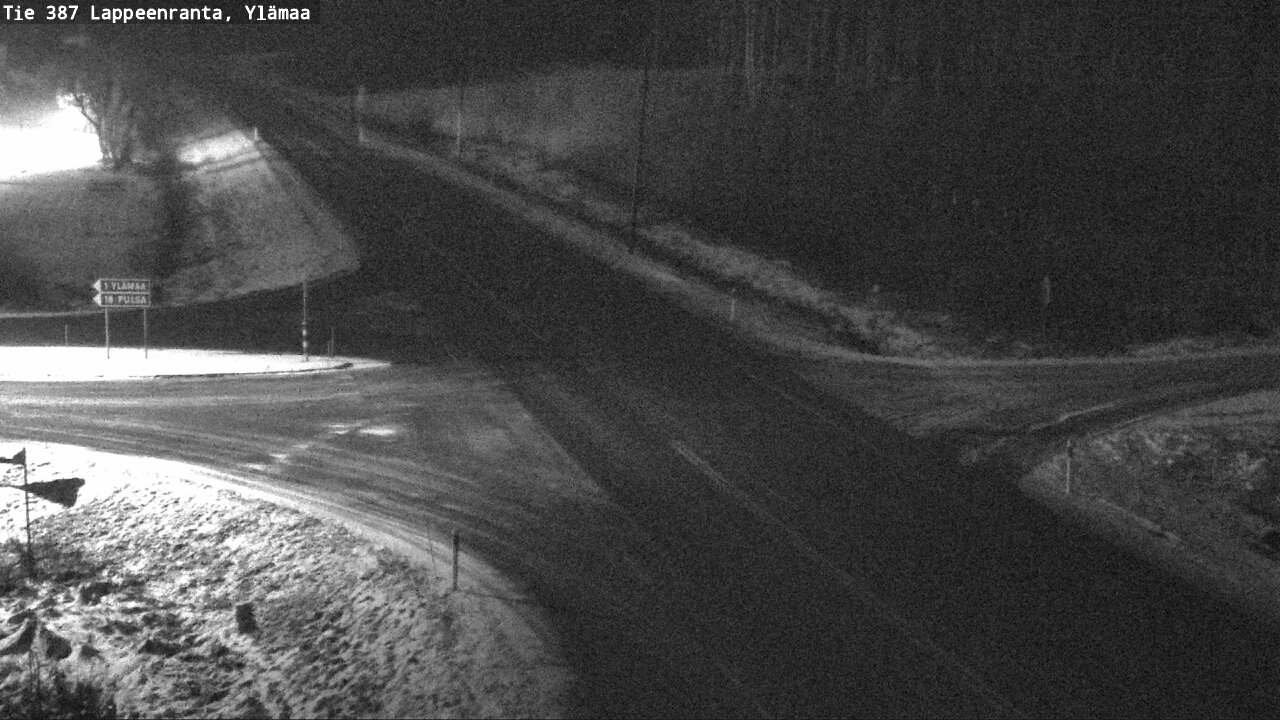Weather Camera Image Väg 387 Villmarstrand, Ylämaa, Lappeenranta, Etelä-Karjala