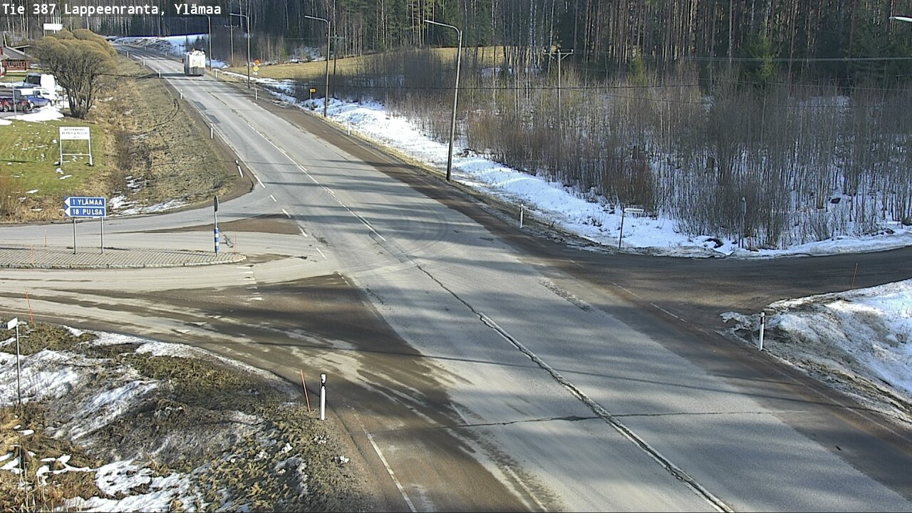 Weather Camera Image Road 387 Lappeenranta, Ylämaa, Lappeenranta, Etelä-Karjala