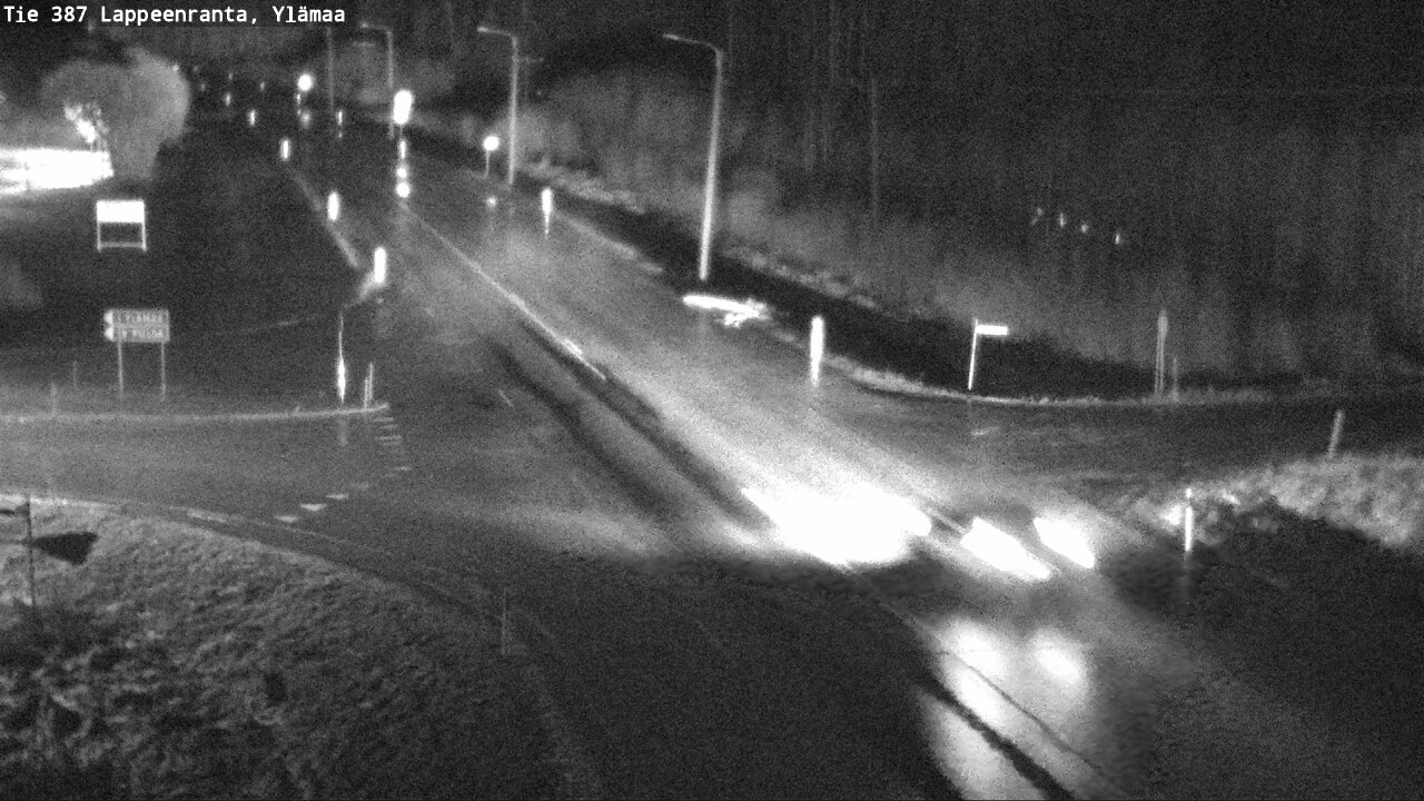 Weather Camera Image Väg 387 Villmarstrand, Ylämaa, Lappeenranta, Etelä-Karjala