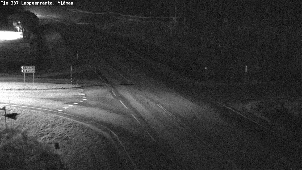 Weather Camera Image Väg 387 Villmarstrand, Ylämaa, Lappeenranta, Etelä-Karjala