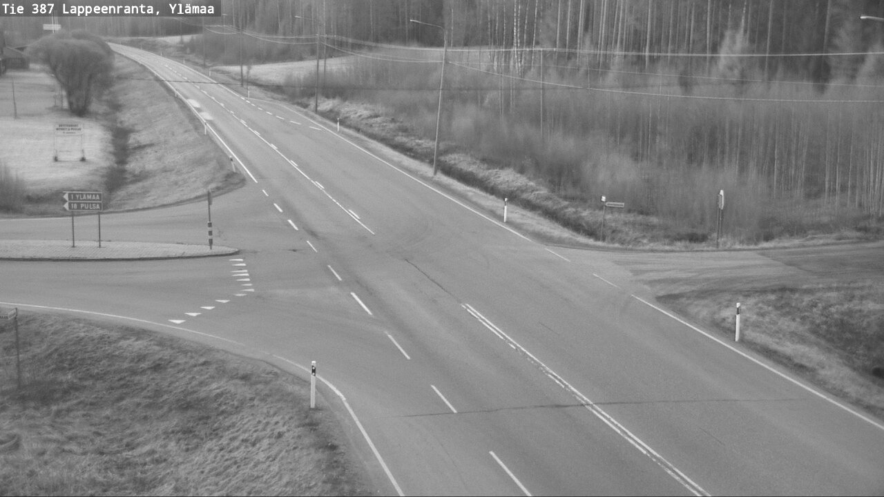 Weather Camera Image Road 387 Lappeenranta, Ylämaa, Lappeenranta, Etelä-Karjala