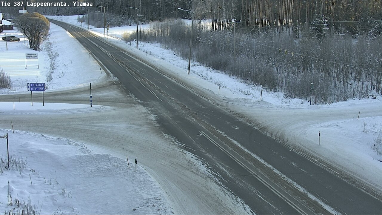 Weather Camera Image Road 387 Lappeenranta, Ylämaa, Lappeenranta, Etelä-Karjala