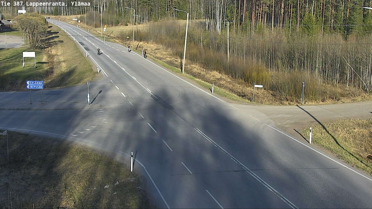 Weather Camera Image Väg 387 Villmarstrand, Ylämaa, Lappeenranta, Etelä-Karjala