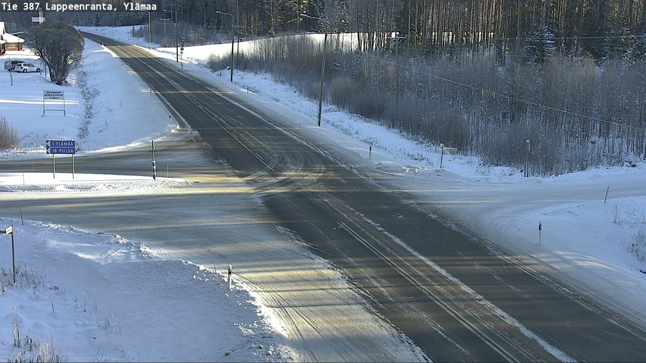 Weather Camera Image Road 387 Lappeenranta, Ylämaa, Lappeenranta, Etelä-Karjala