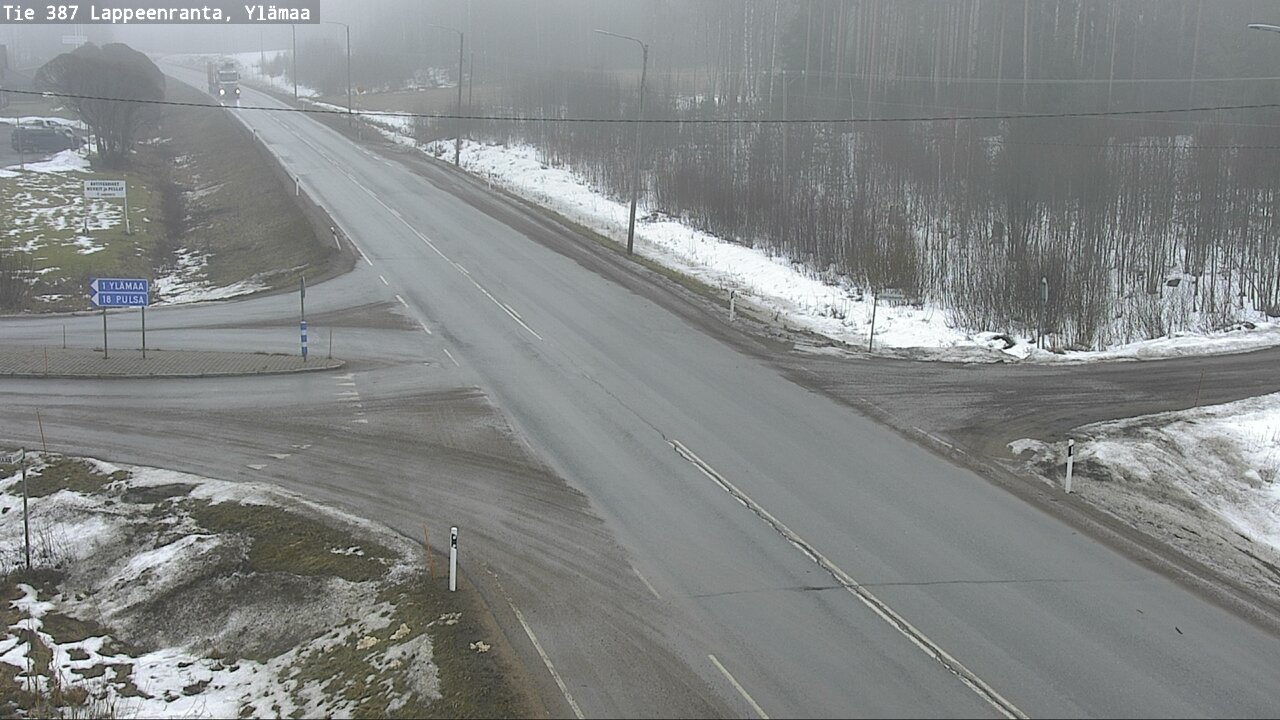 Weather Camera Image Road 387 Lappeenranta, Ylämaa, Lappeenranta, Etelä-Karjala
