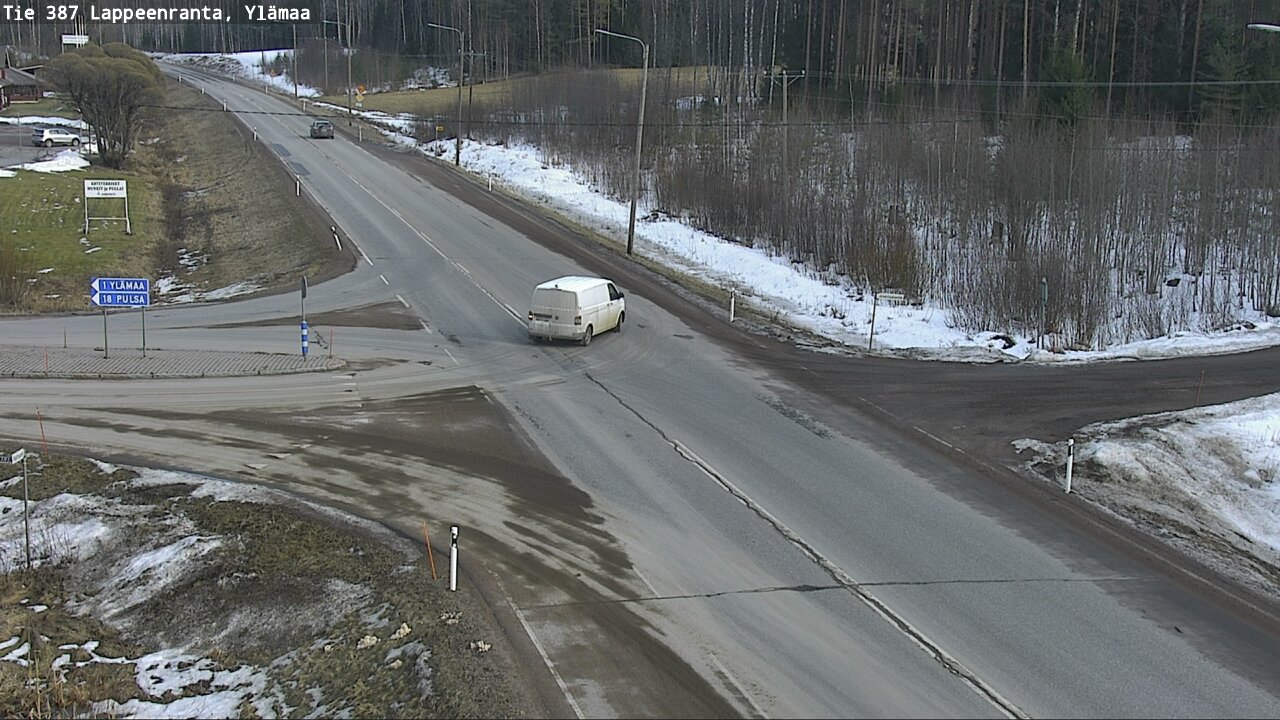 Weather Camera Image Road 387 Lappeenranta, Ylämaa, Lappeenranta, Etelä-Karjala