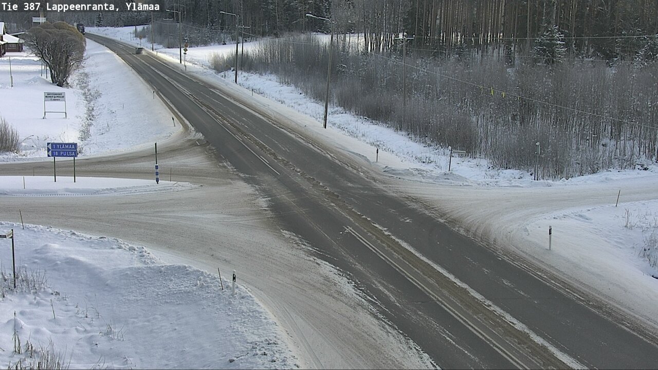Weather Camera Image Road 387 Lappeenranta, Ylämaa, Lappeenranta, Etelä-Karjala