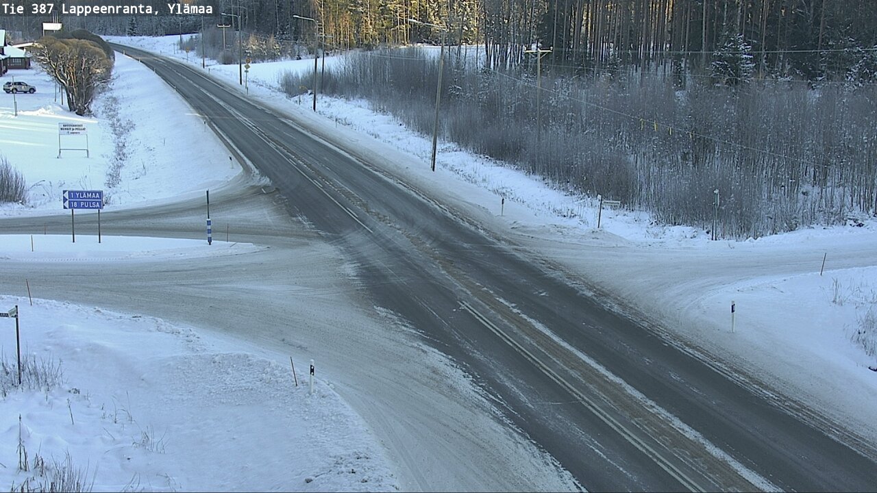 Weather Camera Image Road 387 Lappeenranta, Ylämaa, Lappeenranta, Etelä-Karjala