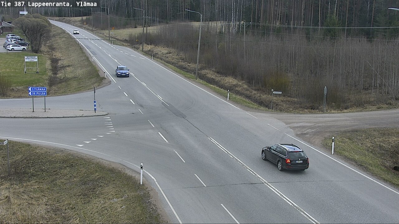 Weather Camera Image Väg 387 Villmarstrand, Ylämaa, Lappeenranta, Etelä-Karjala