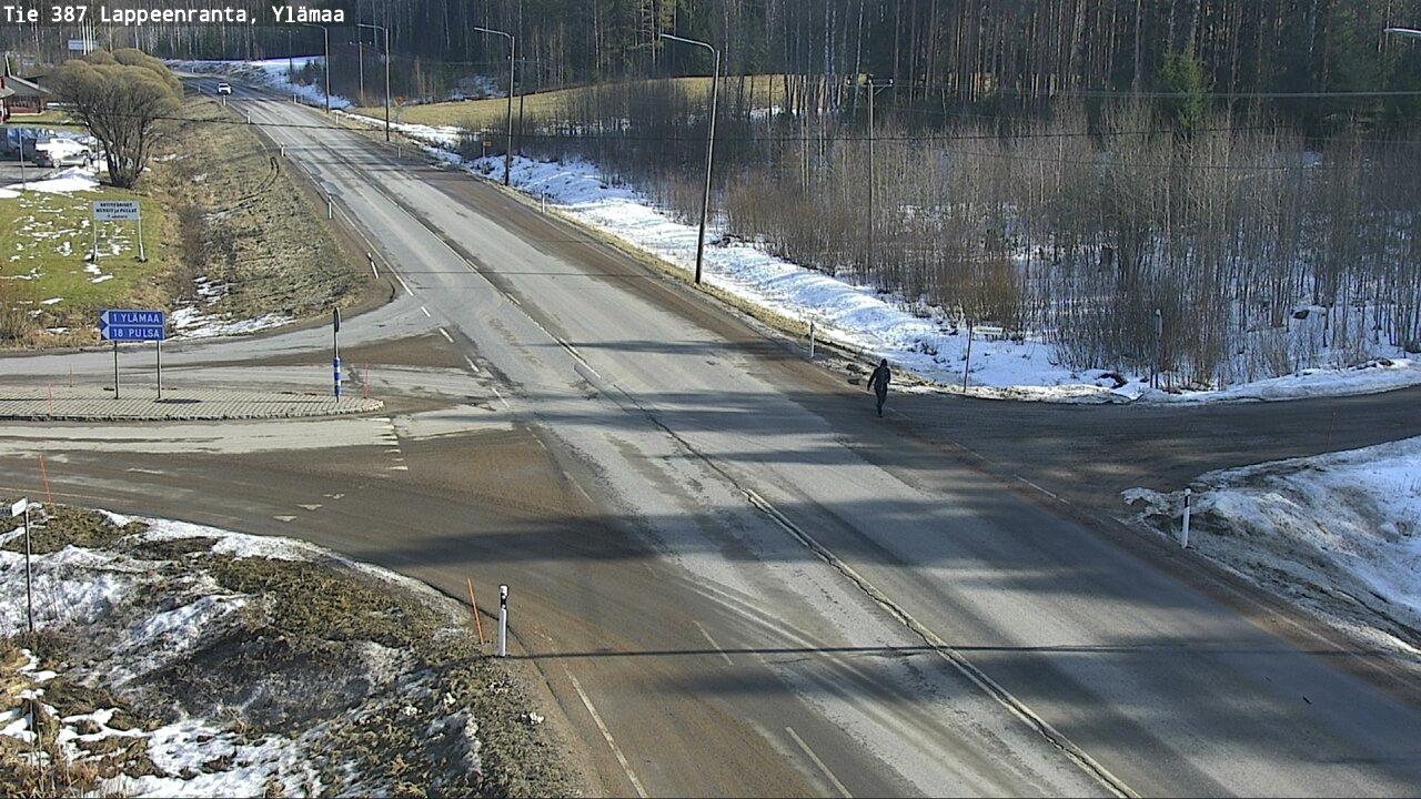 Weather Camera Image Road 387 Lappeenranta, Ylämaa, Lappeenranta, Etelä-Karjala