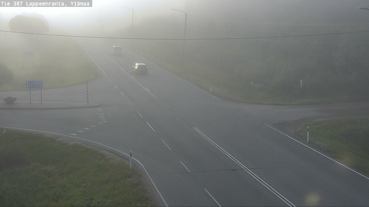 Weather Camera Image Road 387 Lappeenranta, Ylämaa, Lappeenranta, Etelä-Karjala