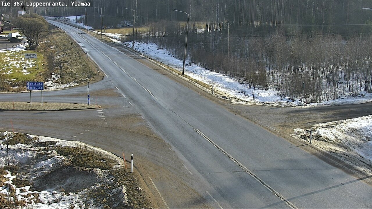 Weather Camera Image Road 387 Lappeenranta, Ylämaa, Lappeenranta, Etelä-Karjala