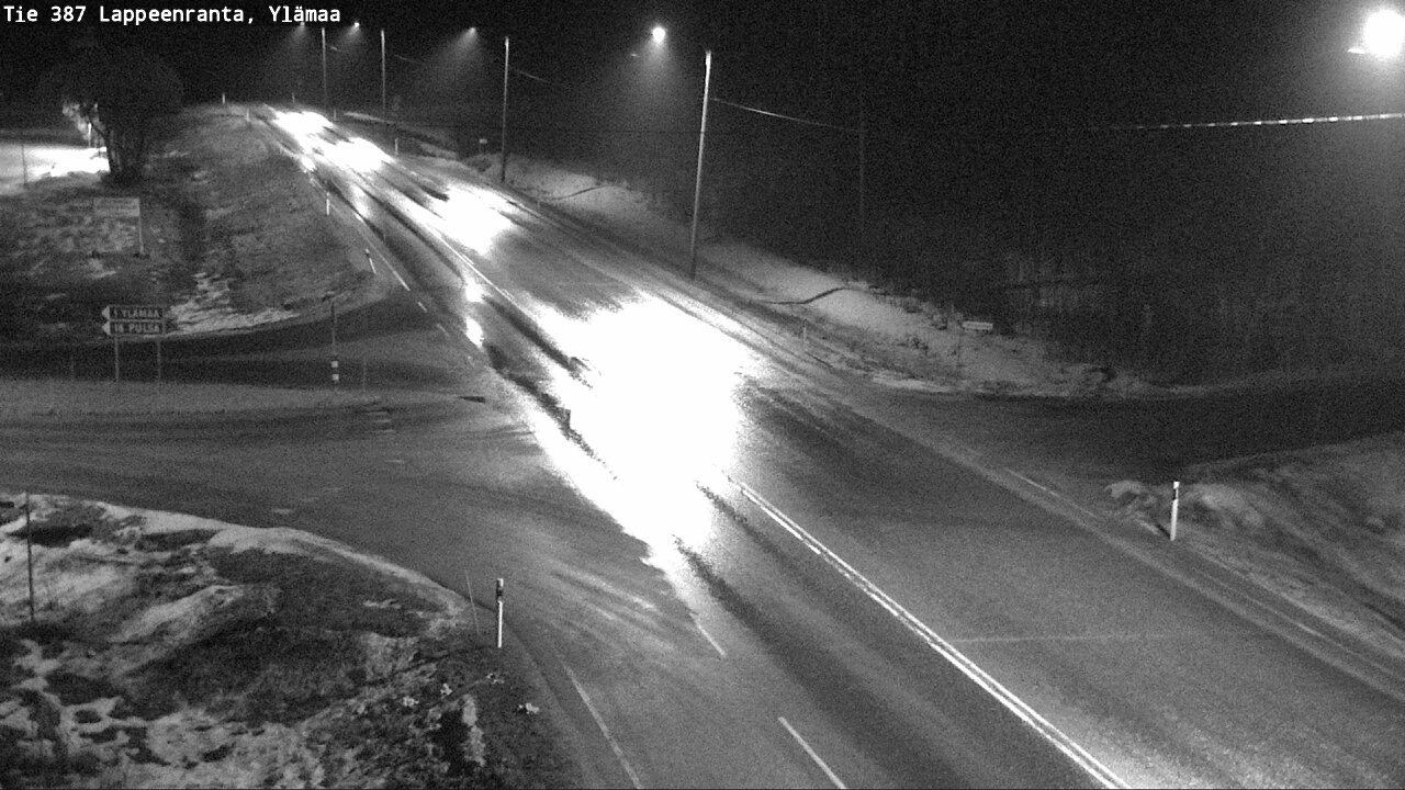 Weather Camera Image Road 387 Lappeenranta, Ylämaa, Lappeenranta, Etelä-Karjala