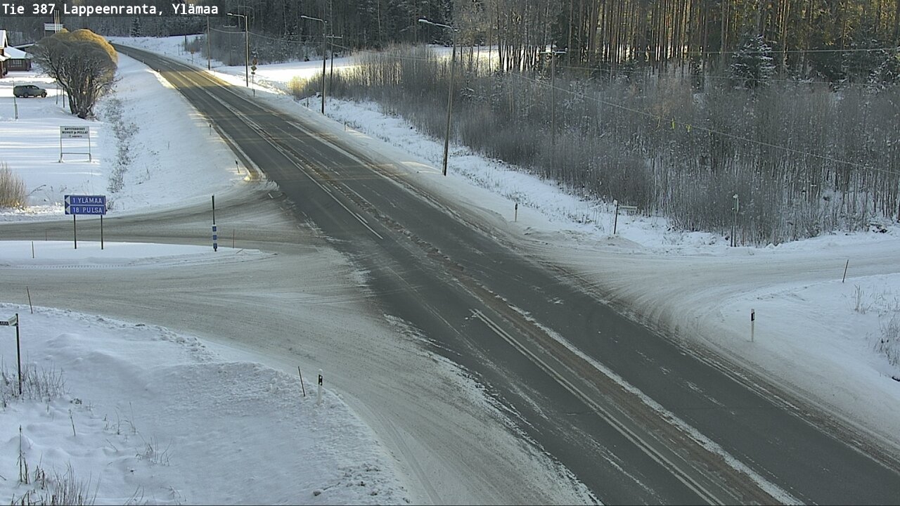 Weather Camera Image Road 387 Lappeenranta, Ylämaa, Lappeenranta, Etelä-Karjala