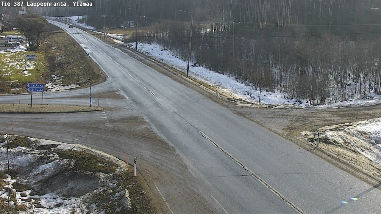 Weather Camera Image Road 387 Lappeenranta, Ylämaa, Lappeenranta, Etelä-Karjala
