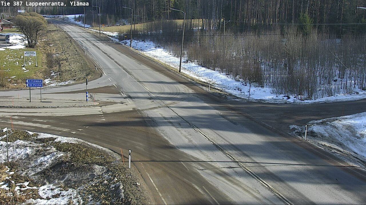 Weather Camera Image Road 387 Lappeenranta, Ylämaa, Lappeenranta, Etelä-Karjala