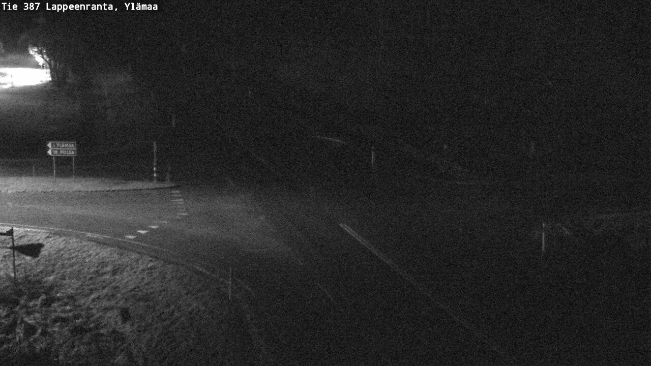 Weather Camera Image Väg 387 Villmarstrand, Ylämaa, Lappeenranta, Etelä-Karjala