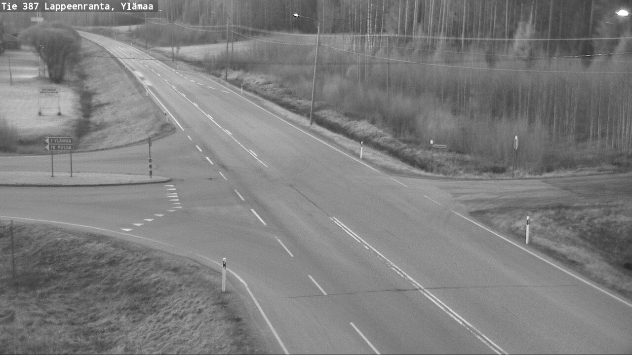 Weather Camera Image Road 387 Lappeenranta, Ylämaa, Lappeenranta, Etelä-Karjala