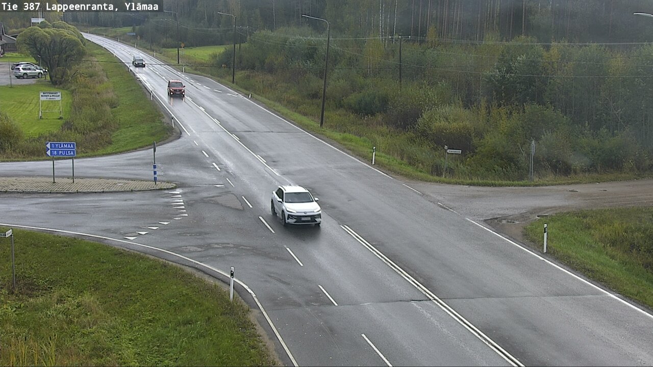 Weather Camera Image Road 387 Lappeenranta, Ylämaa, Lappeenranta, Etelä-Karjala