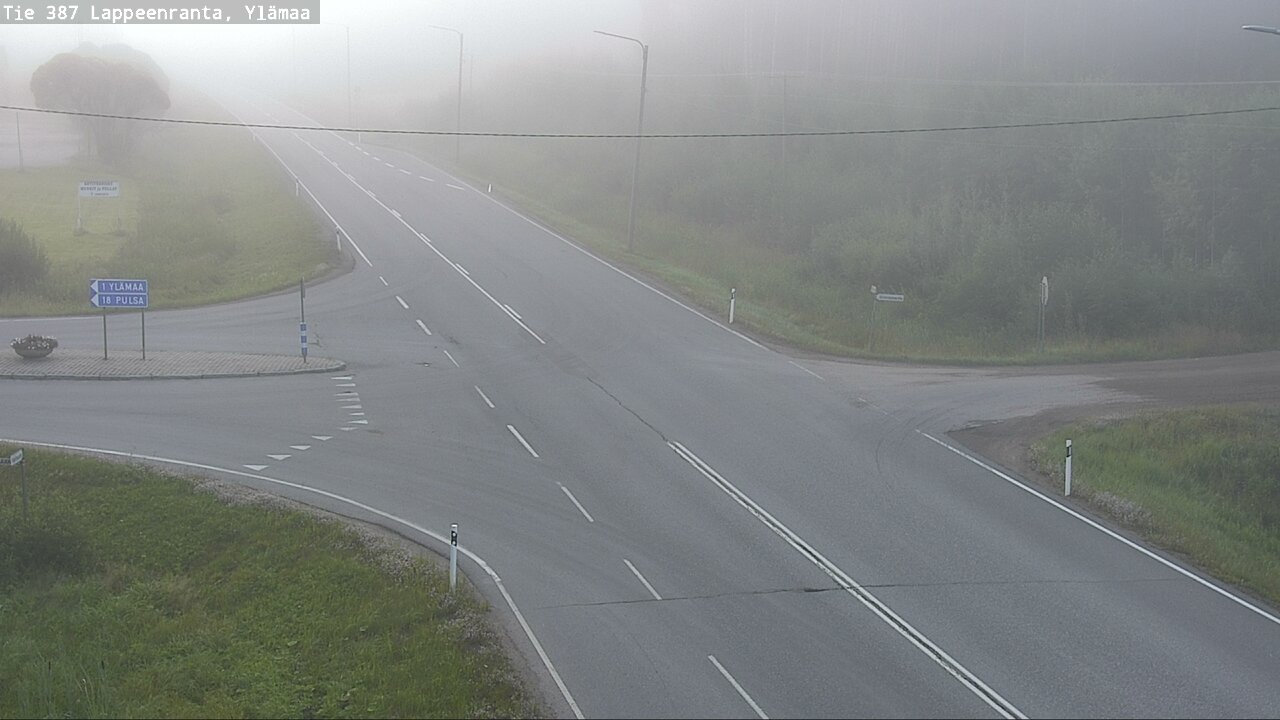 Weather Camera Image Road 387 Lappeenranta, Ylämaa, Lappeenranta, Etelä-Karjala