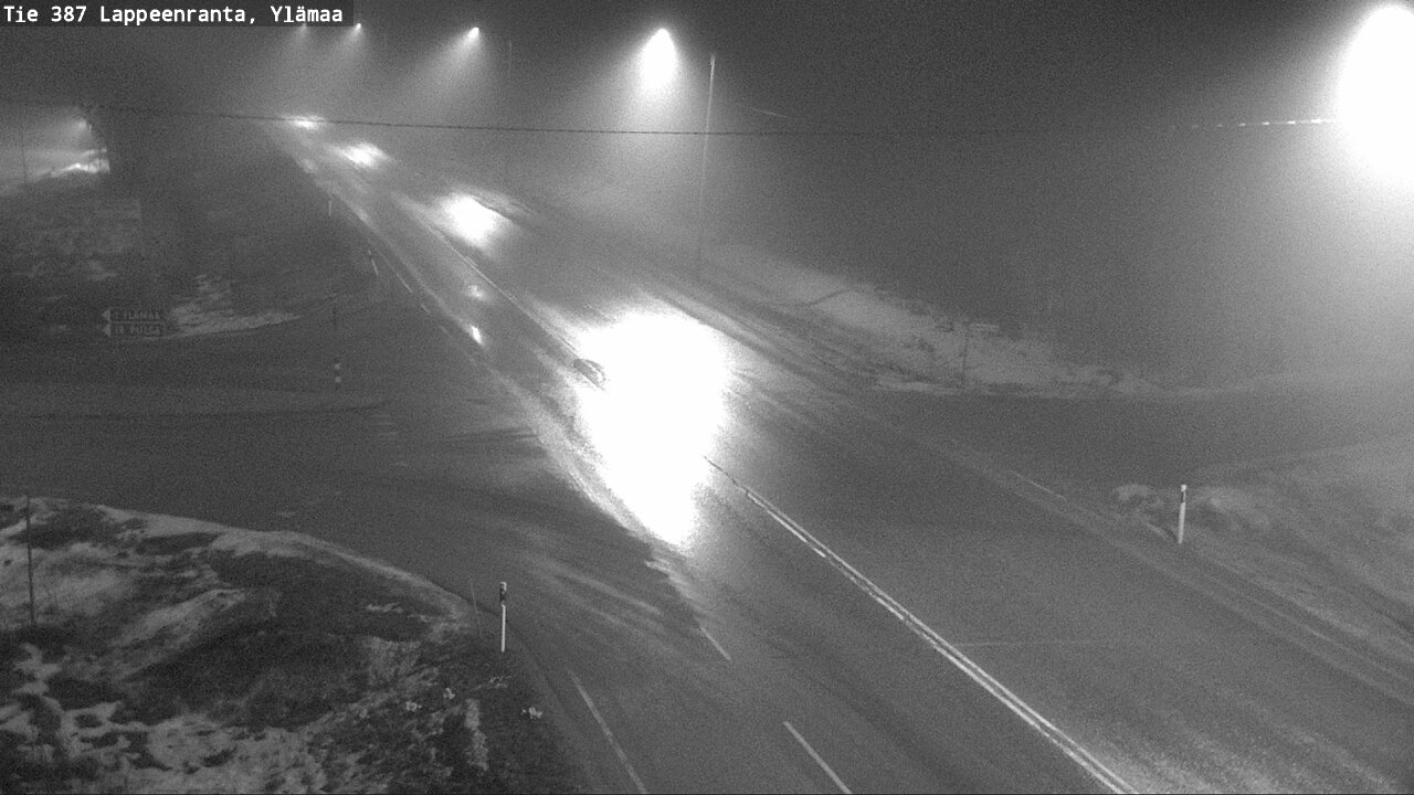 Weather Camera Image Road 387 Lappeenranta, Ylämaa, Lappeenranta, Etelä-Karjala