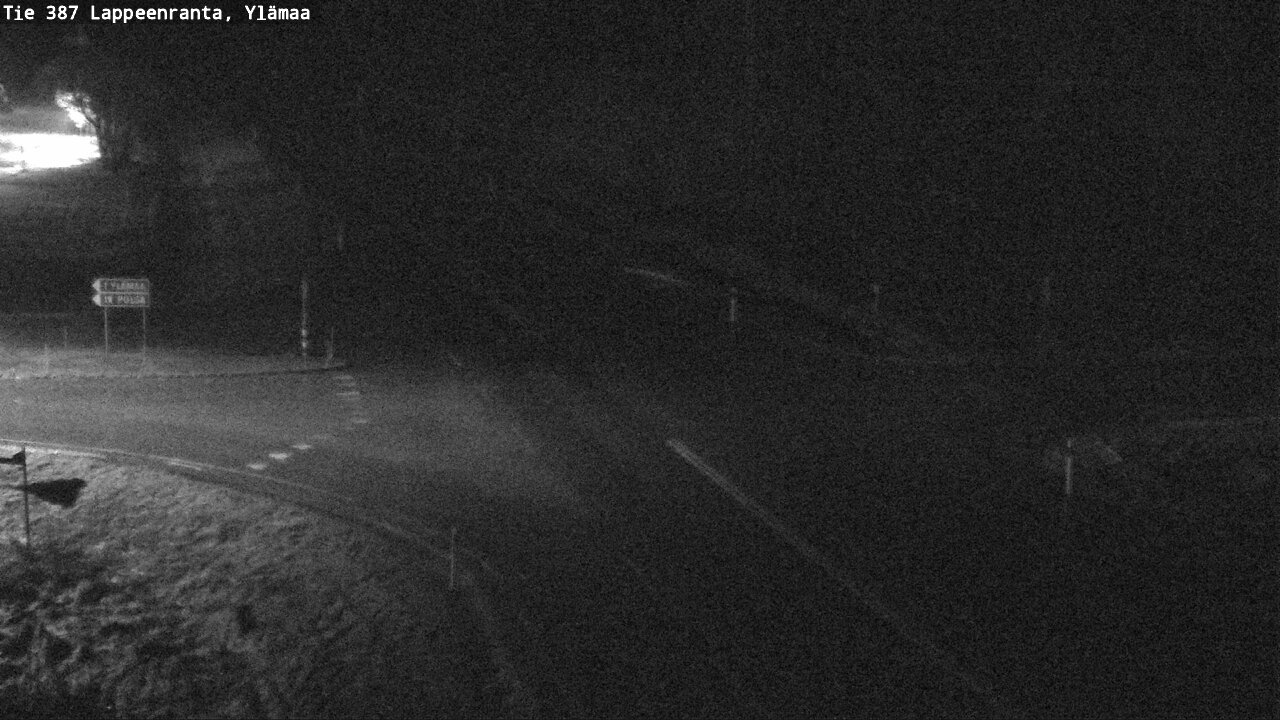 Weather Camera Image Väg 387 Villmarstrand, Ylämaa, Lappeenranta, Etelä-Karjala