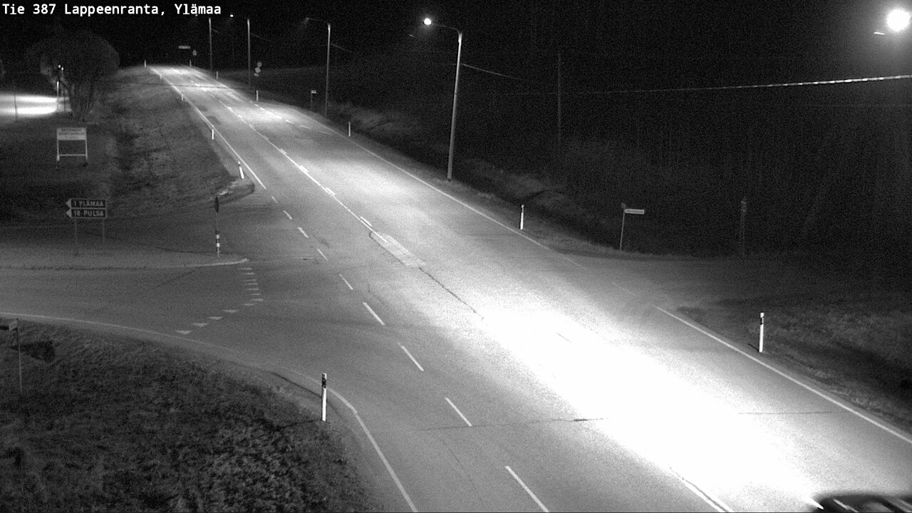 Weather Camera Image Väg 387 Villmarstrand, Ylämaa, Lappeenranta, Etelä-Karjala