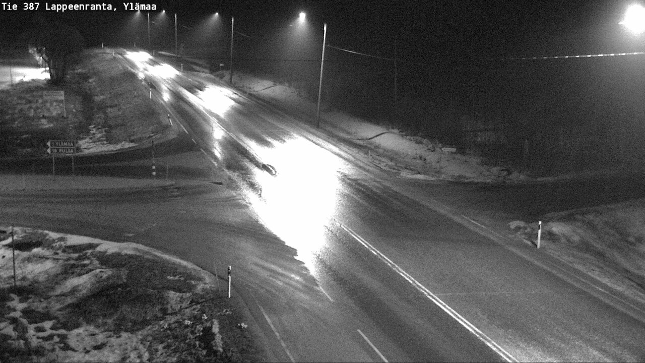 Weather Camera Image Road 387 Lappeenranta, Ylämaa, Lappeenranta, Etelä-Karjala