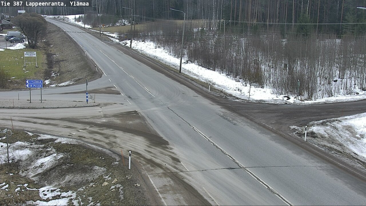 Weather Camera Image Road 387 Lappeenranta, Ylämaa, Lappeenranta, Etelä-Karjala