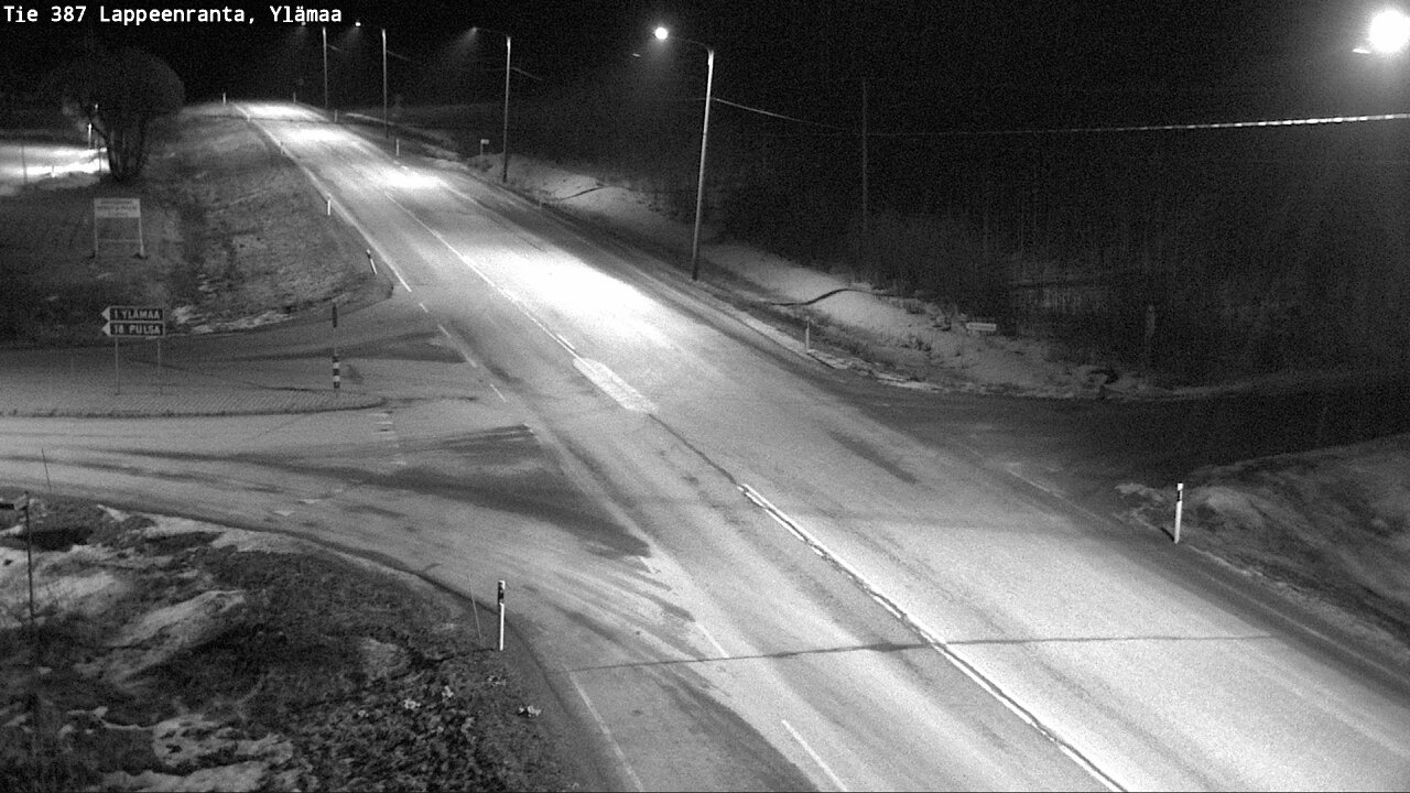 Weather Camera Image Road 387 Lappeenranta, Ylämaa, Lappeenranta, Etelä-Karjala