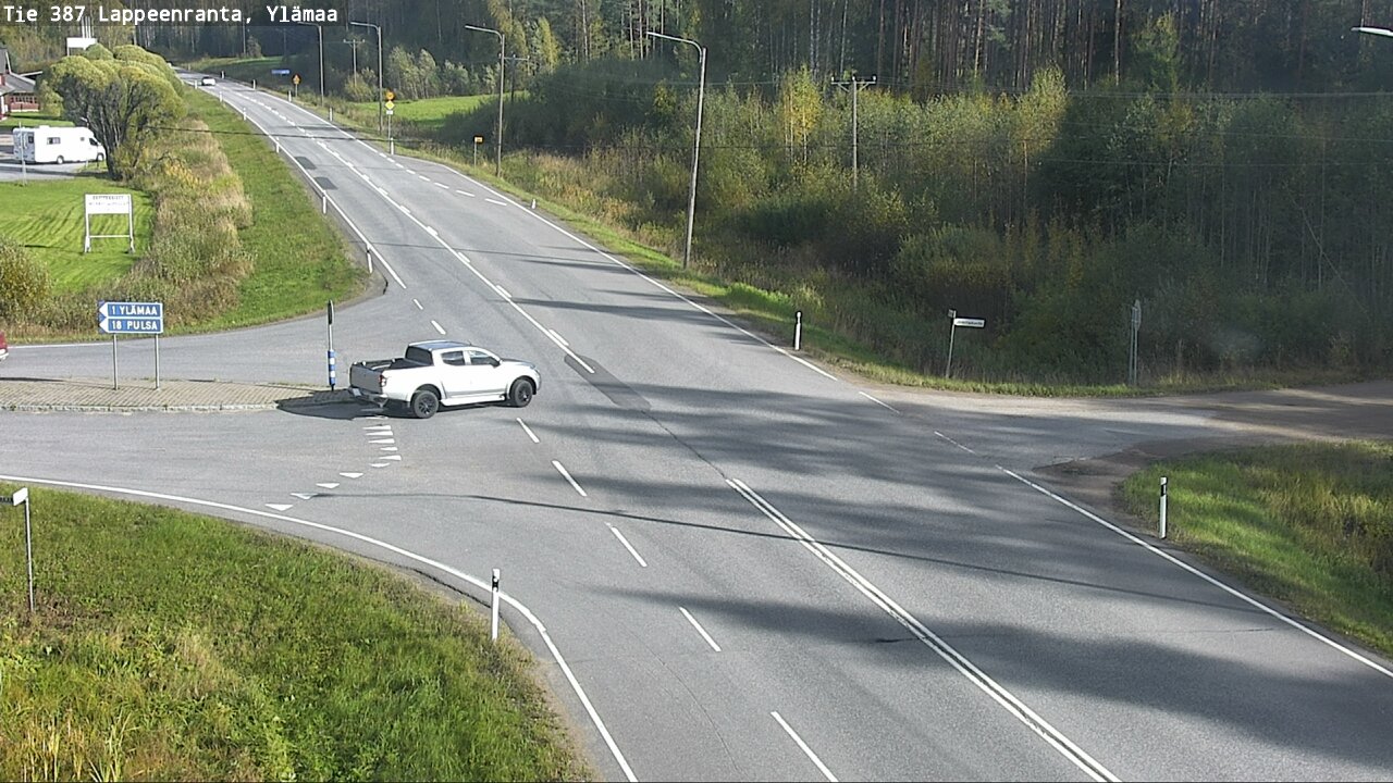 Weather Camera Image Road 387 Lappeenranta, Ylämaa, Lappeenranta, Etelä-Karjala